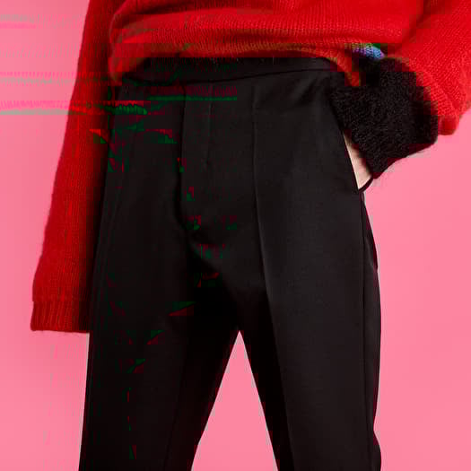 最安値で  Slim SIMONS RAF jeans and Pants Fit Black Pants Classic パンツ