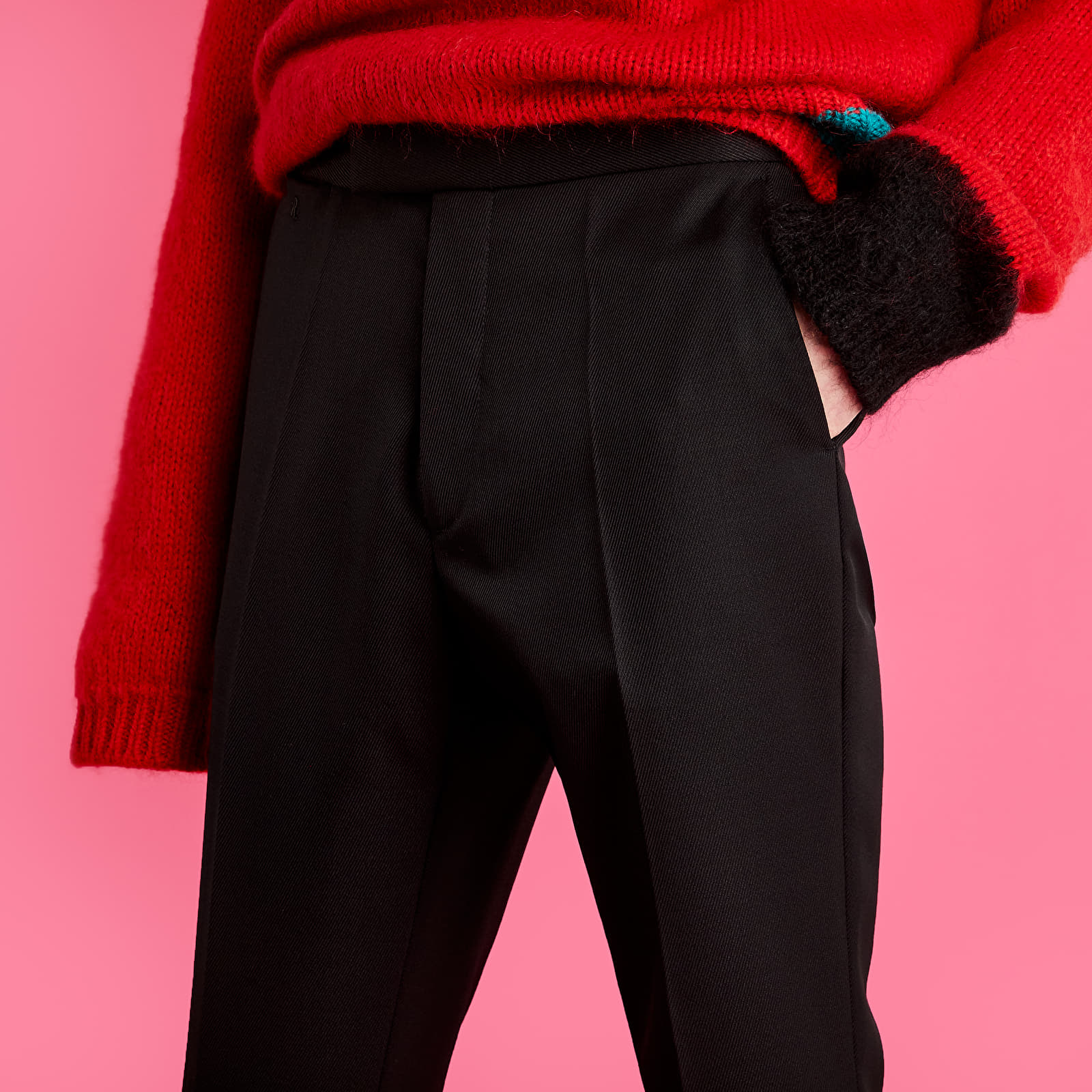Džínsy a nohavice RAF SIMONS Slim Fit Classic Pants Black