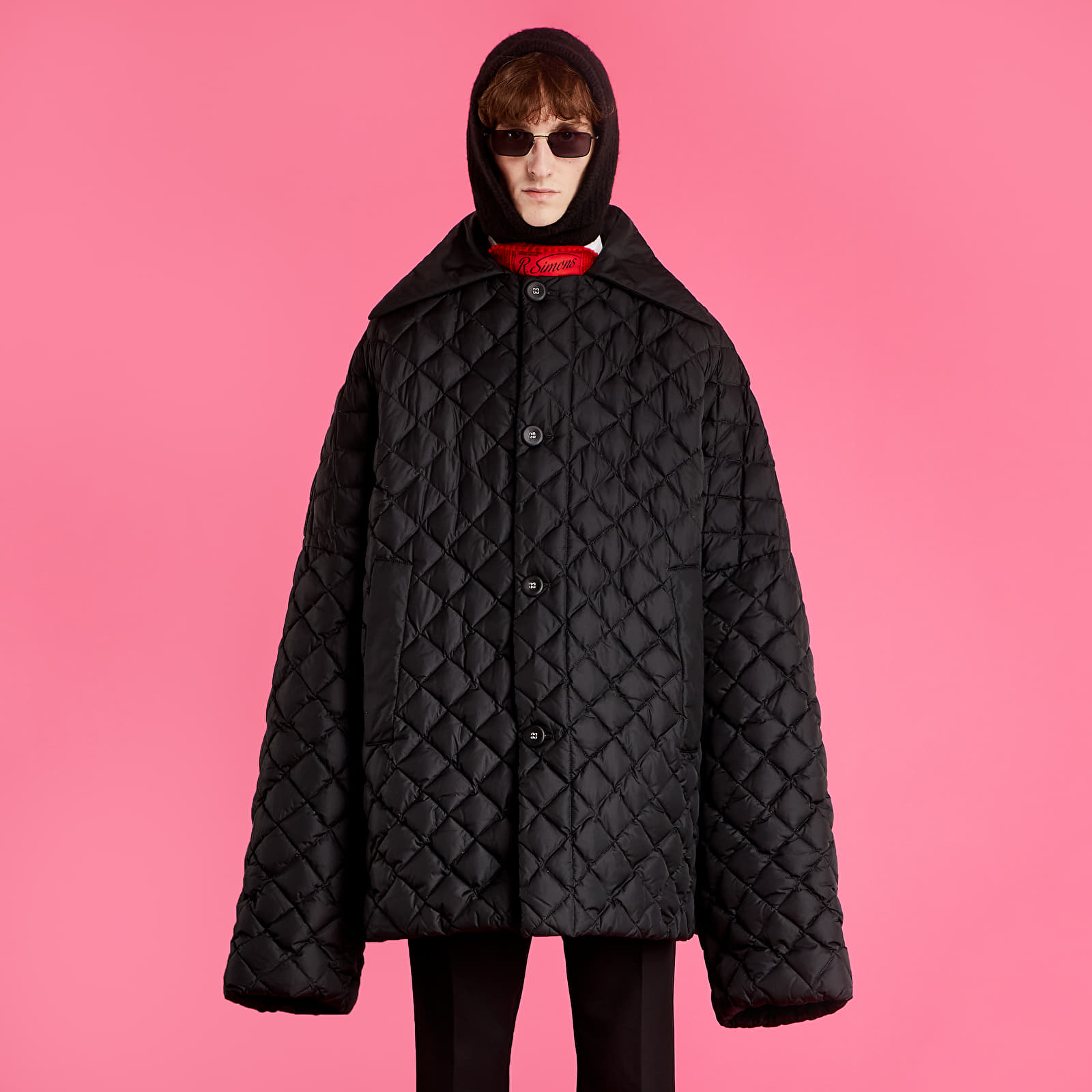 RAF SIMONS Short Padded Shirting Jacket Black | Footshop