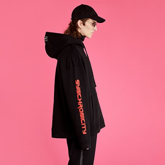 Raf simons red hoodie on sale