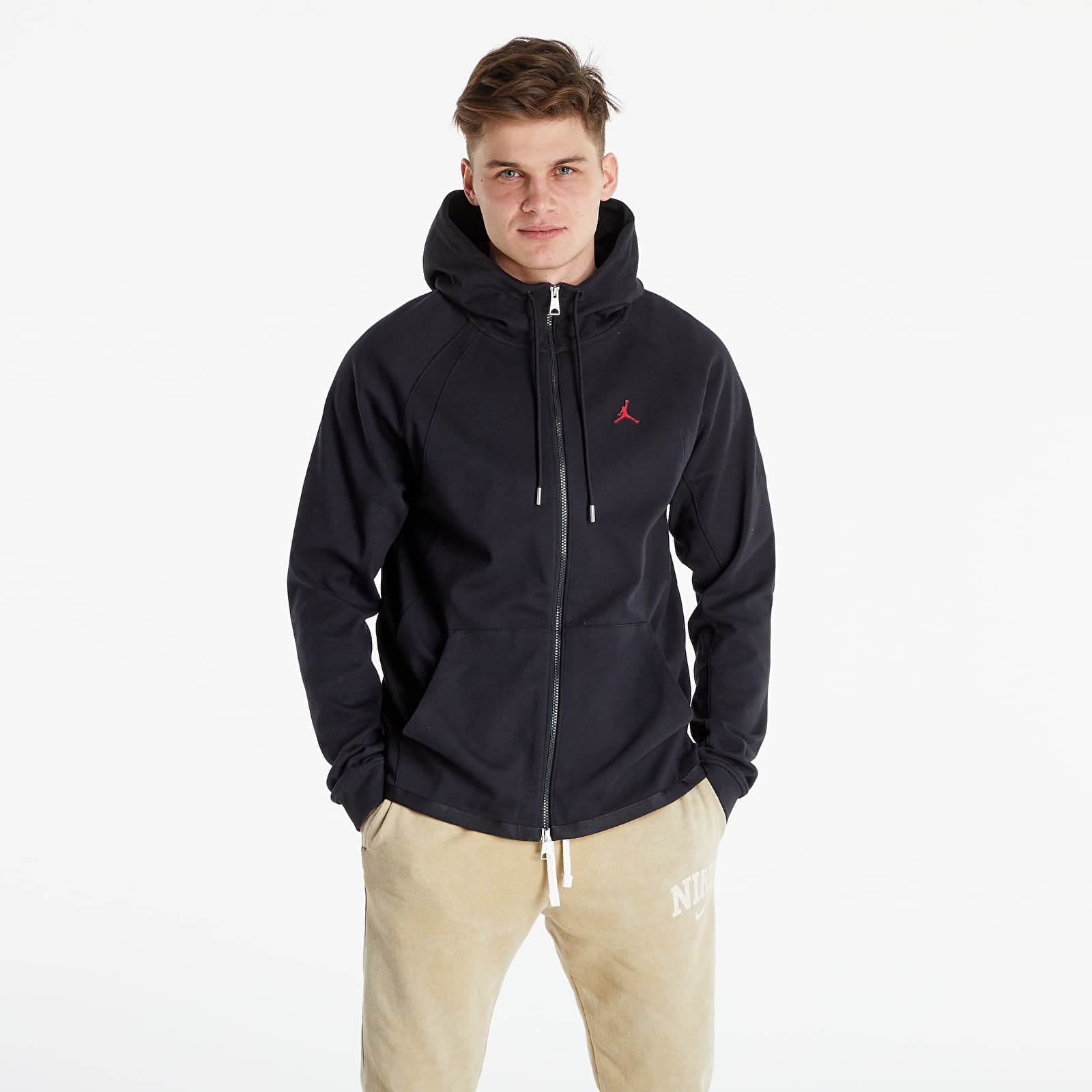 Hanorace Jordan Ess Warmup Jacket Black/ Gym Red