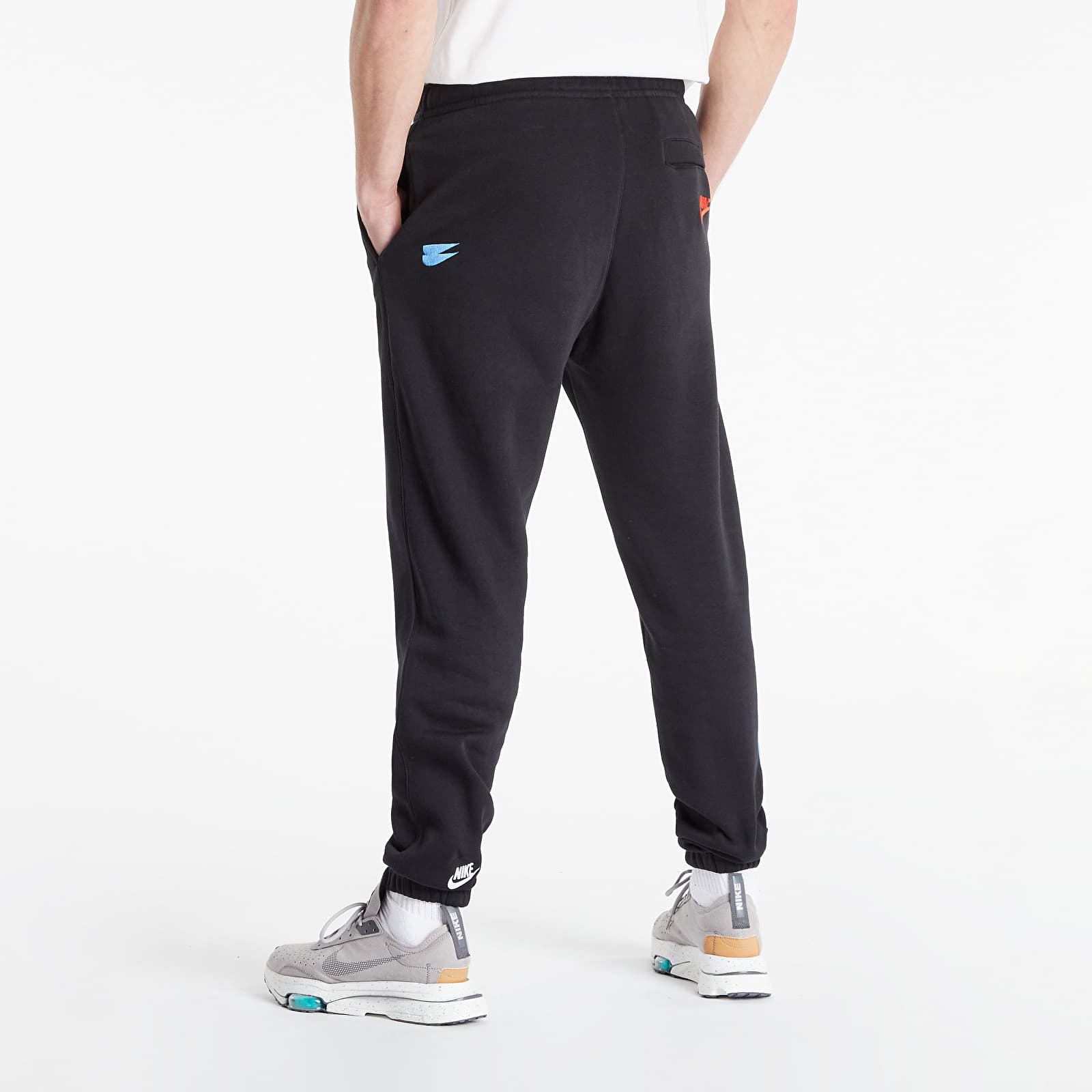 Παντελόνια Nike NSW Spe + Brushed Back Pants Mfta Black/ White