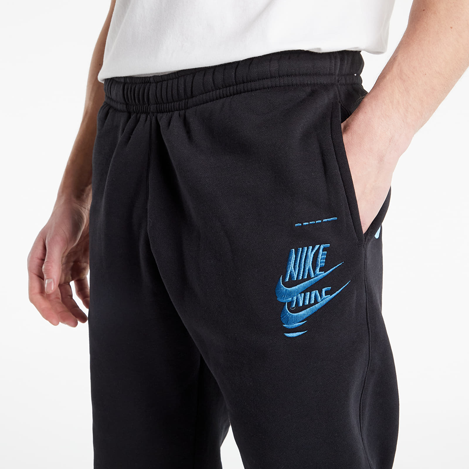 Παντελόνια Nike NSW Spe + Brushed Back Pants Mfta Black/ White