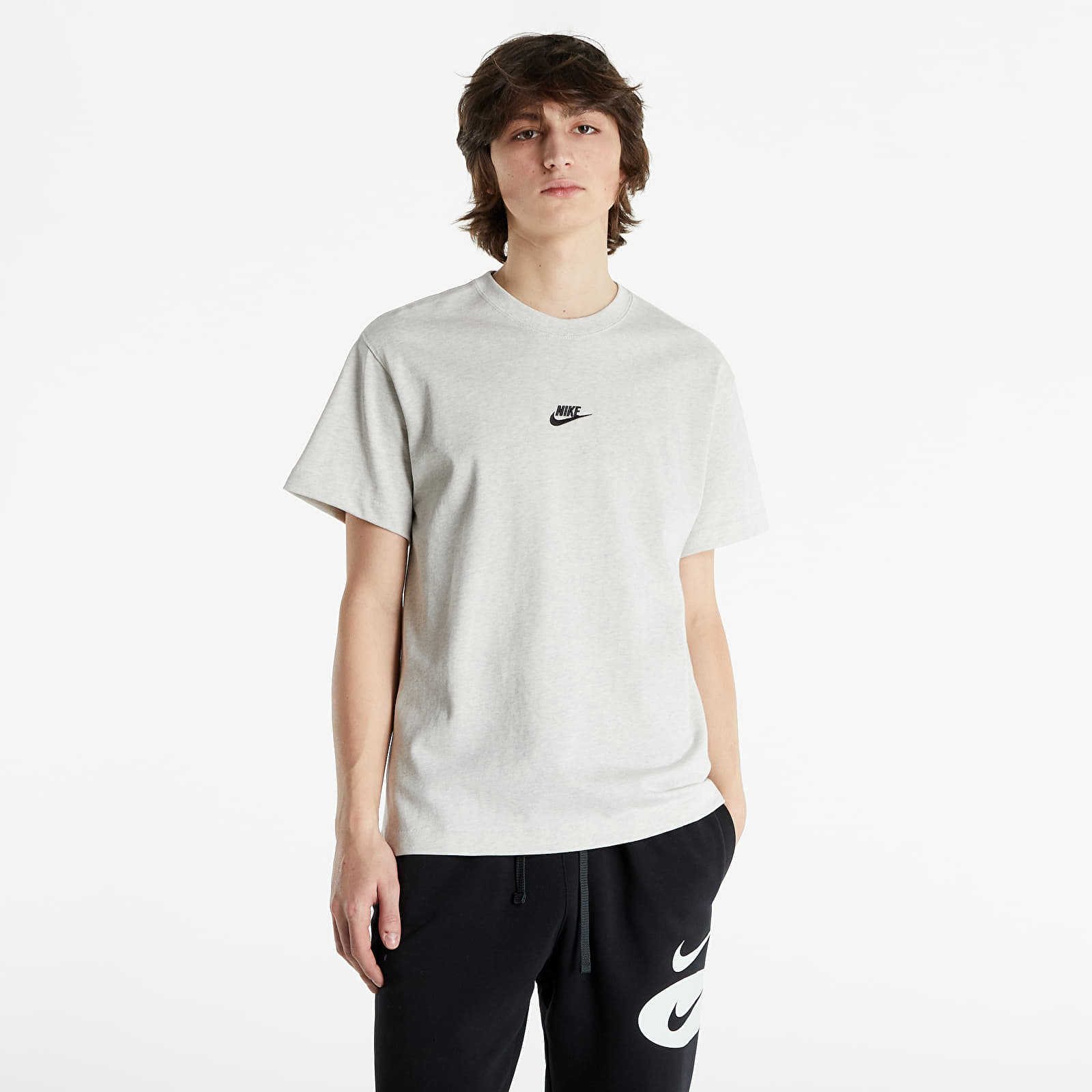 T shirts Nike NSW Premium Essentials Men s T Shirt Light Bone Htr