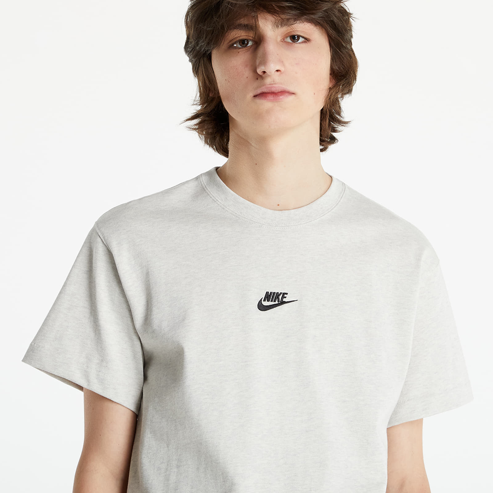 T-paidat Nike NSW Premium Essentials Men's T-Shirt Light Bone/ Htr/ Black