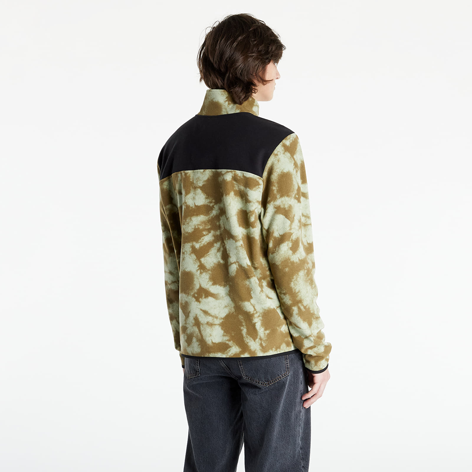 Dukserice The North Face M Printed Tka Glacier Snap-Neck Pulover Tnfb/Mtryolvretrodyeprint
