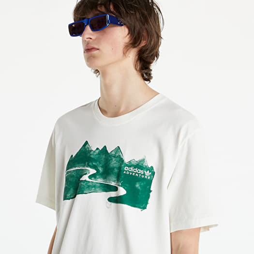 T shirts adidas Adventure Mountain Ink Tee Off White Footshop