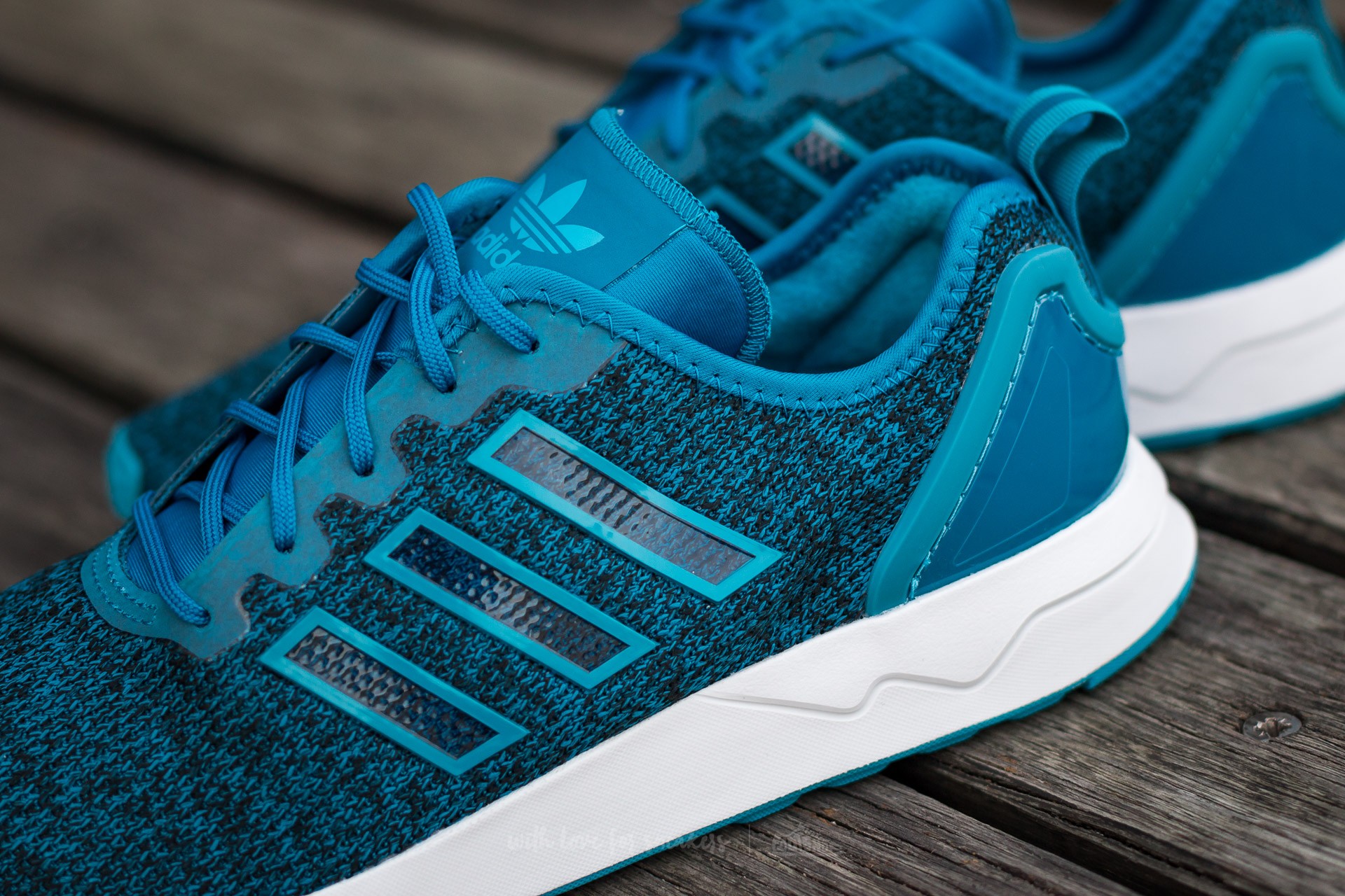 Skor för män adidas ZX Flux ADV University Blue/ Craft Blue/ Ftw White