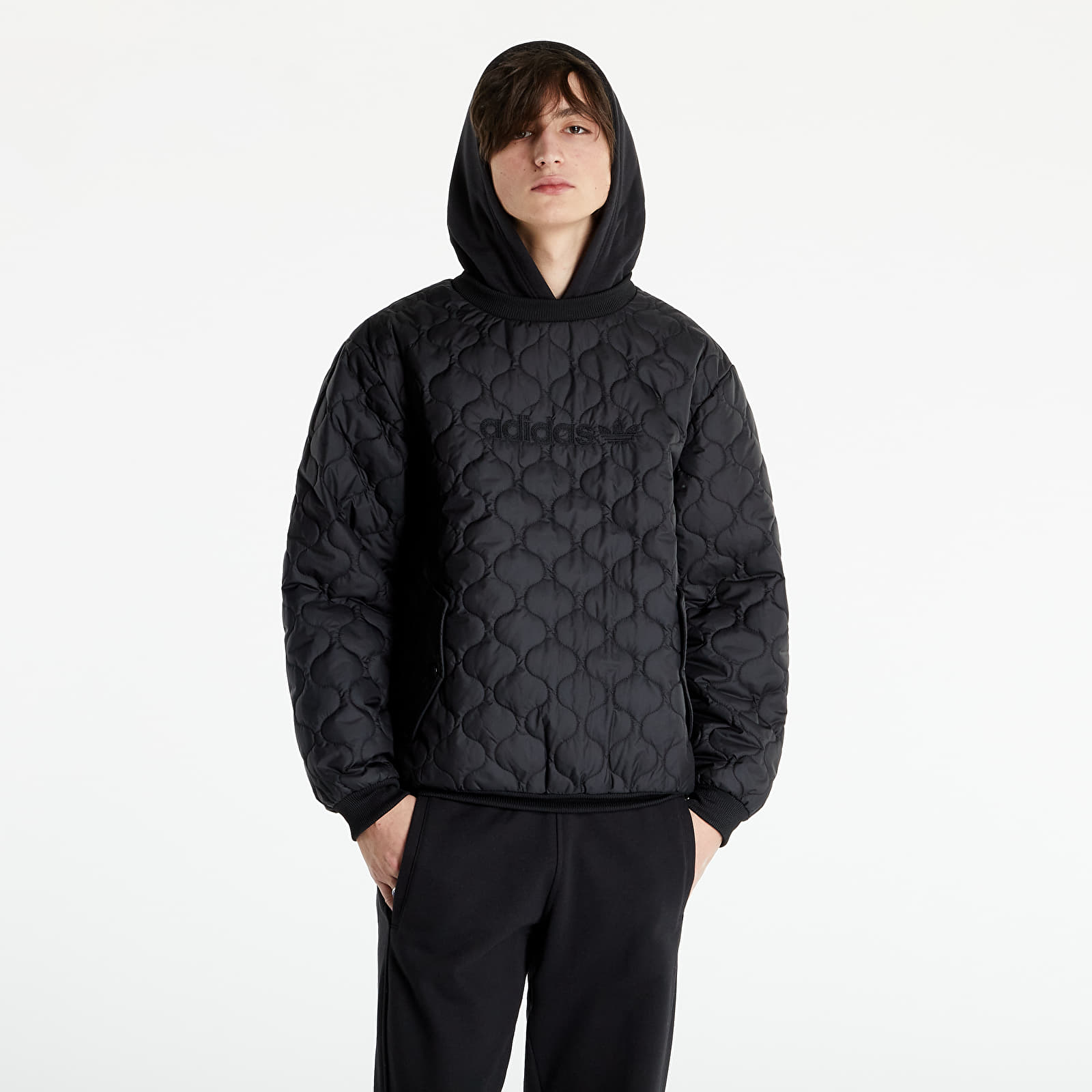 Jackets adidas Quilted Hoodie Black Footshop