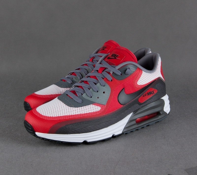 Férfi cipők Nike Air Max Lunar90 C3.0 White/Black-Unvrsty Rd-Drk Gry