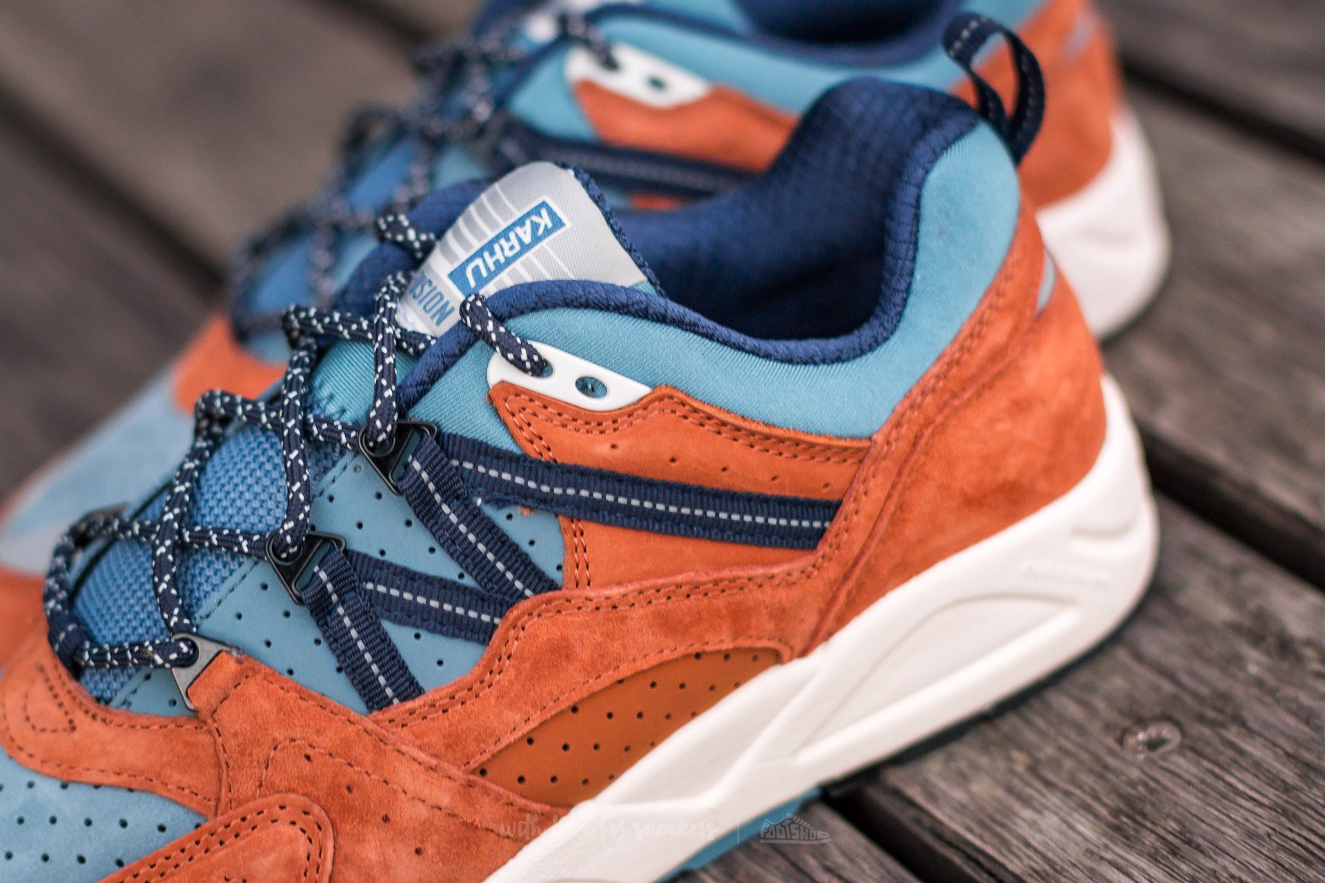 Men's shoes Karhu Fusion 2.0 Carmel Cefé/ Aegen Blue