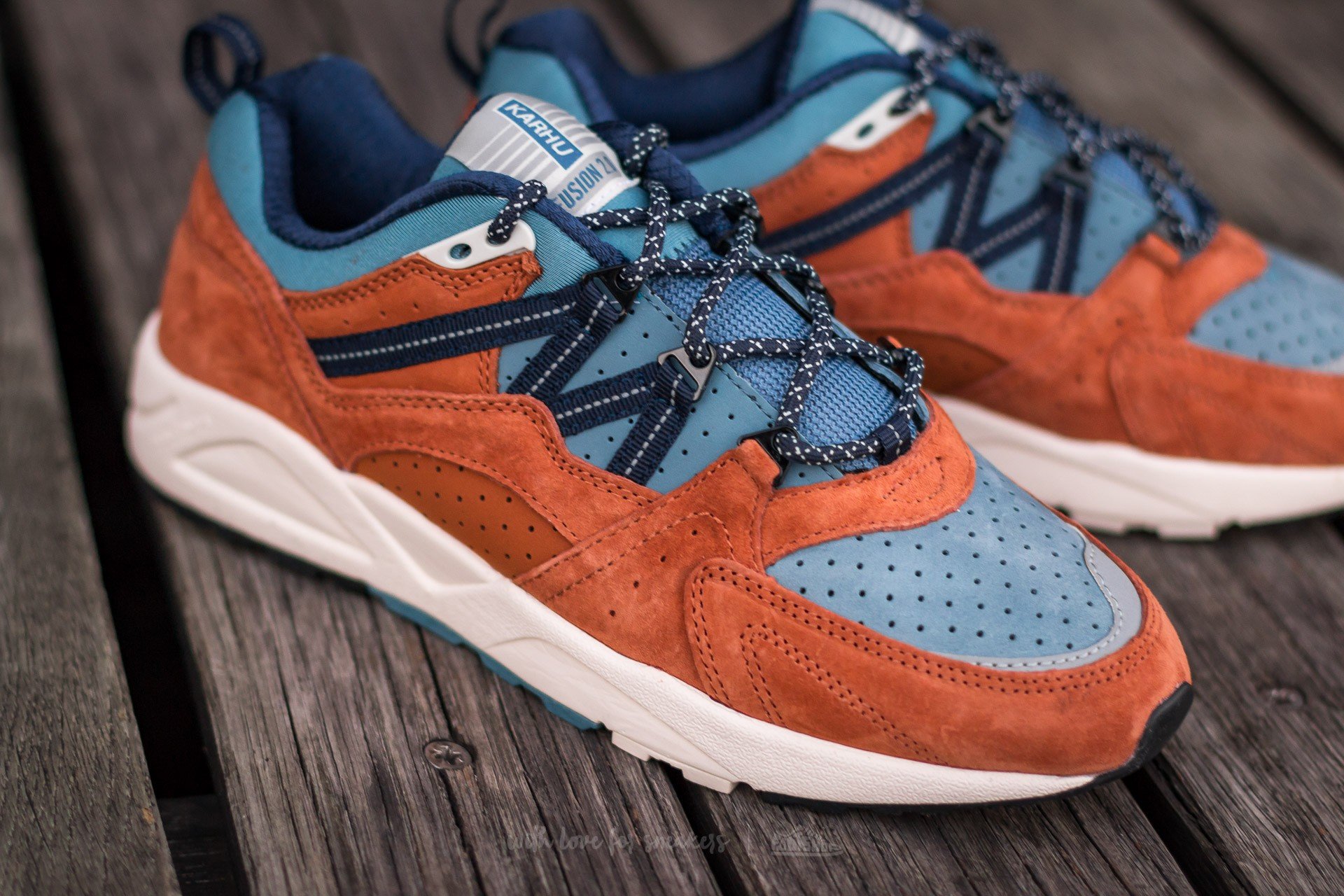 Men's shoes Karhu Fusion 2.0 Carmel Cefé/ Aegen Blue