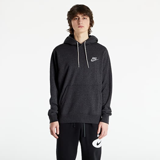 Felpe e maglioni Nike NSW Revival Fleece Pullover Hoodie C Black White Footshop