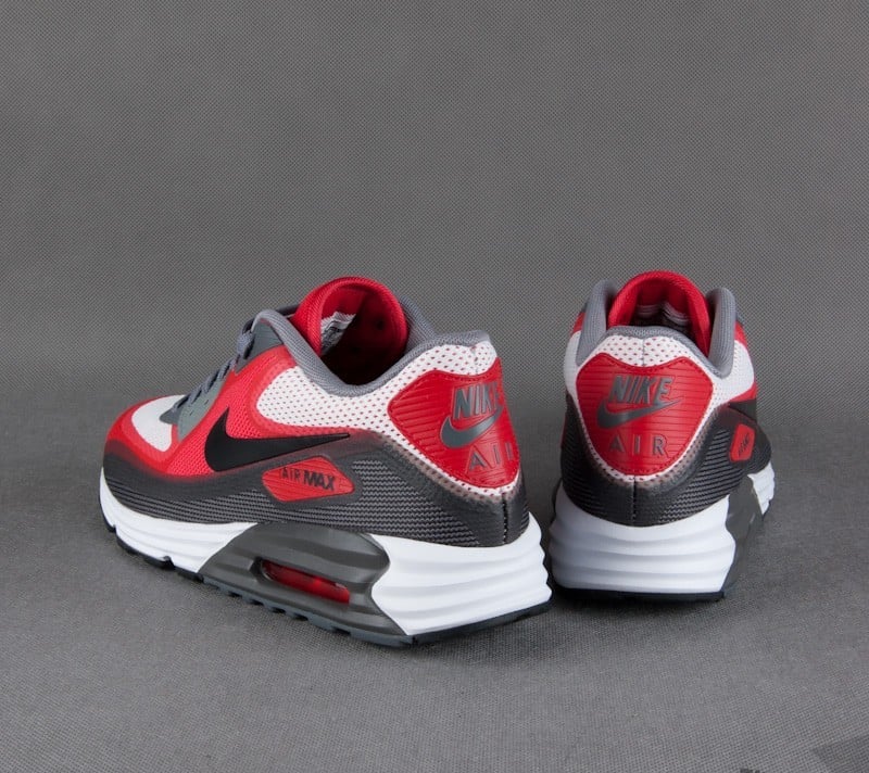 Férfi cipők Nike Air Max Lunar90 C3.0 White/Black-Unvrsty Rd-Drk Gry