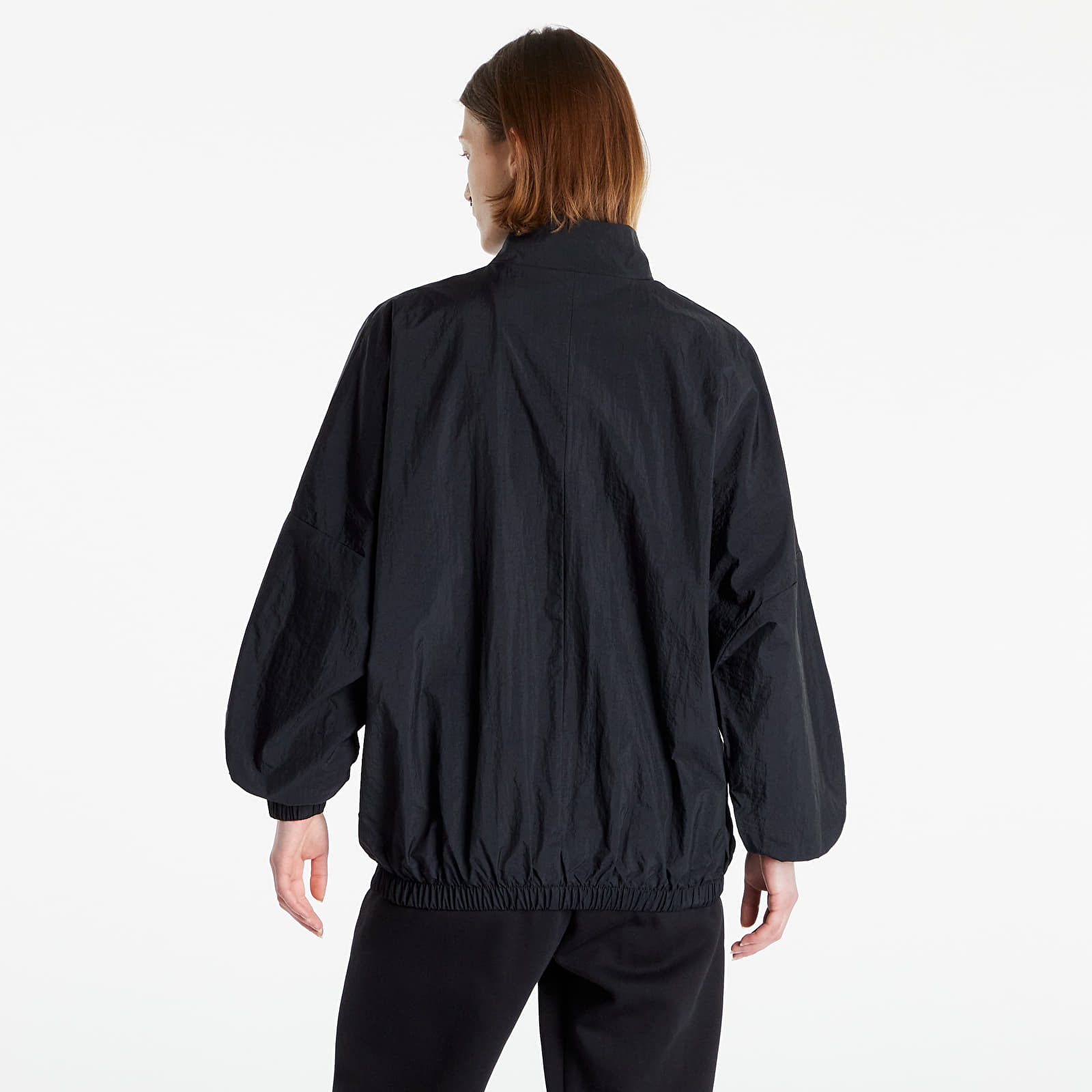 Bundy a kabáty Nike Sportswear Essential Woven Jacket Black/ White
