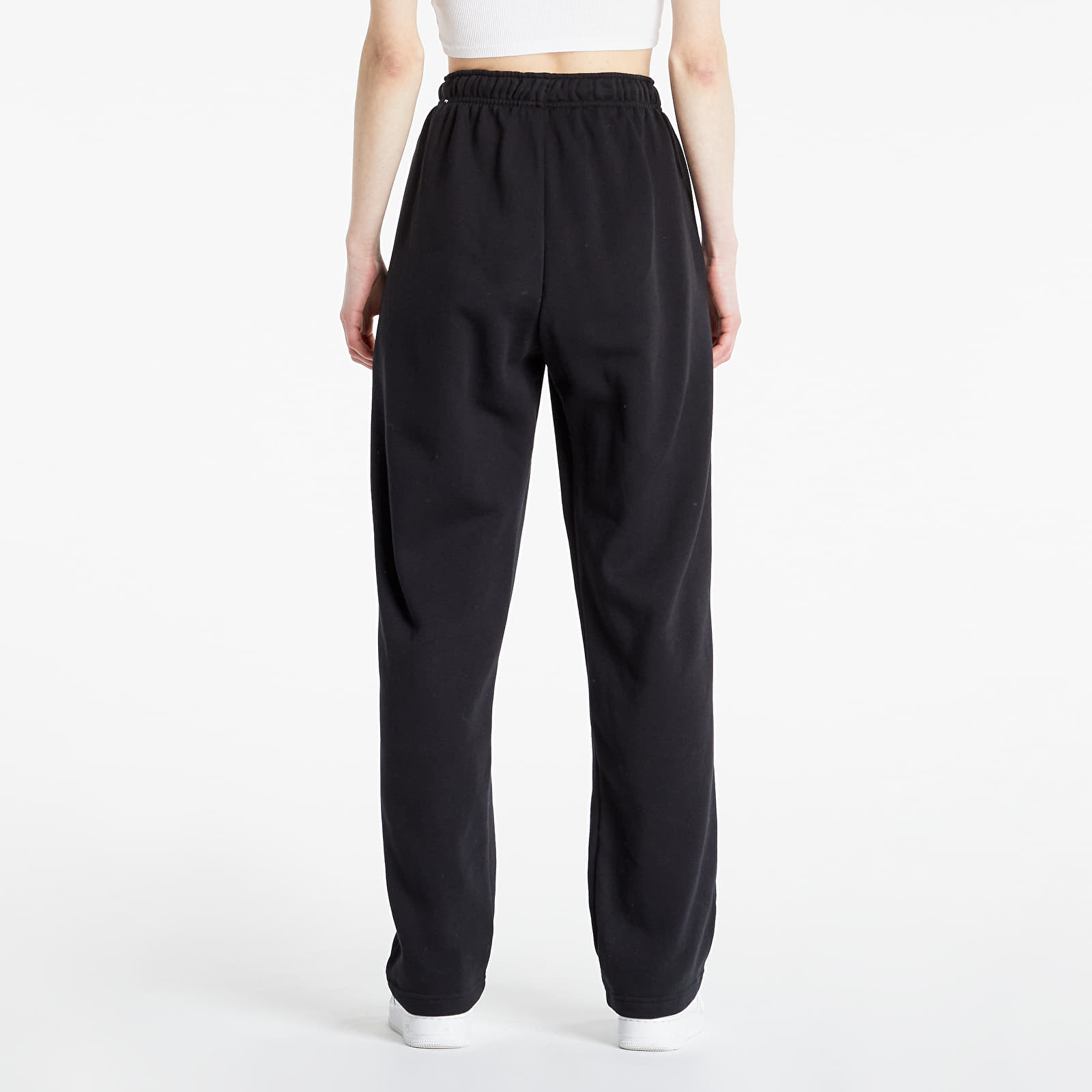 Pants and jeans Nike NSW Essentials Colection Oh Medium-Rise Fleece Pants Black/ White