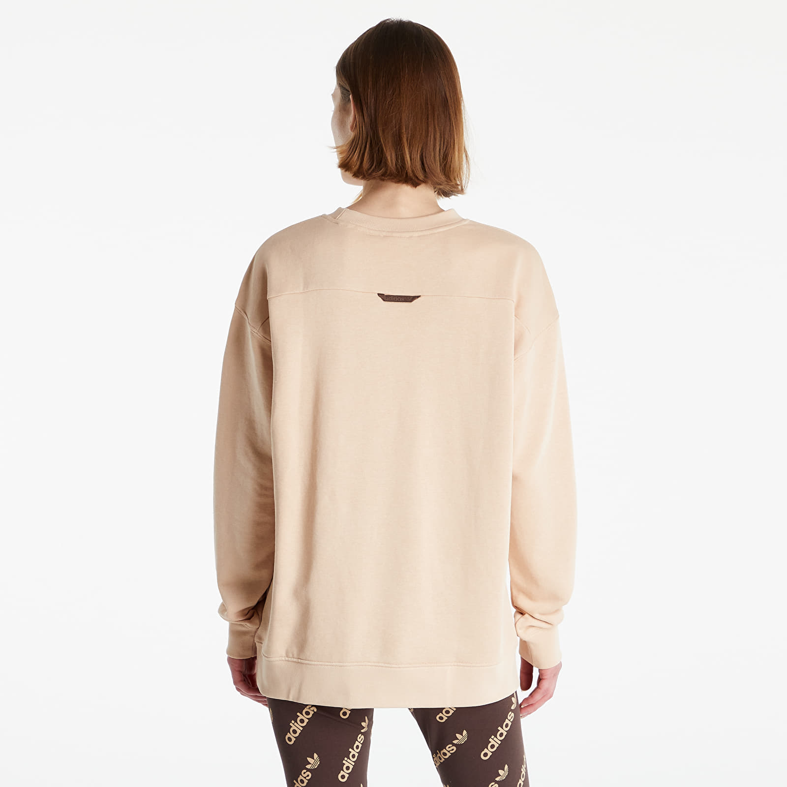 Sweatjacken und Sweatshirts adidas Crew Halo Blush Footshop