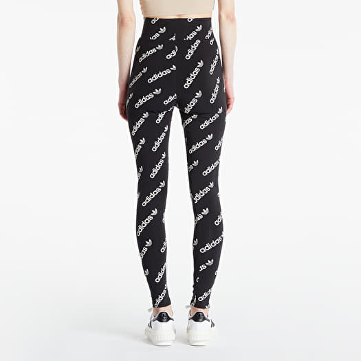 Adidas black and white tights top