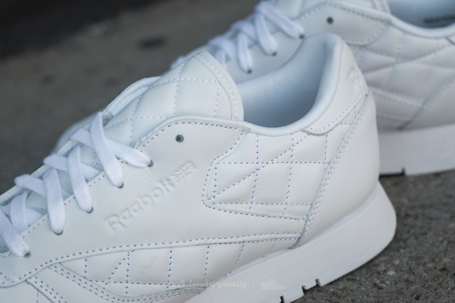 Women s shoes Reebok Classic Leather Quilted White White Footshop