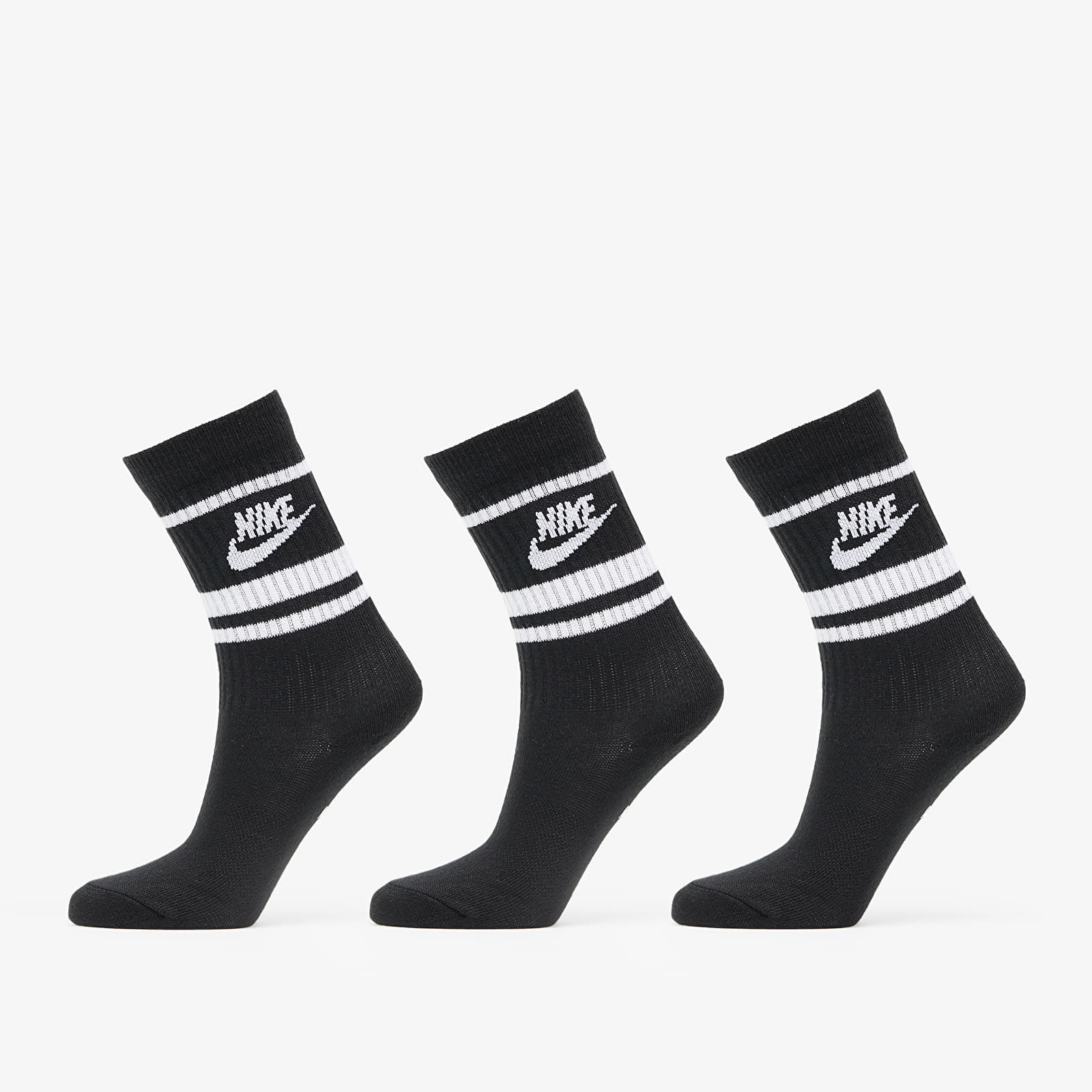 Ponožky Nike NSW Sportswear Everyday Essential 3-Pack Black/ White XL