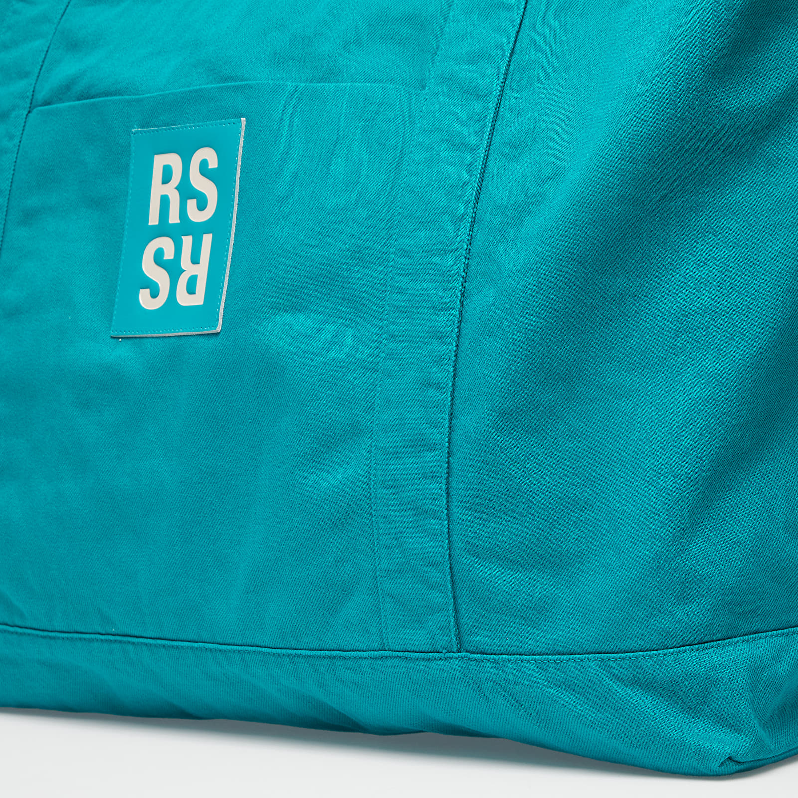 Bandoleras RAF SIMONS Oversized Denim Tote Bag Petrol