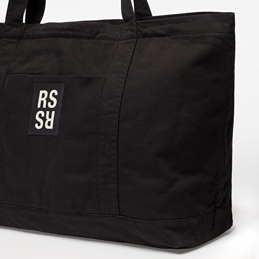 Umhängetaschen RAF SIMONS Oversized Denim Tote Bag Black (212-934A