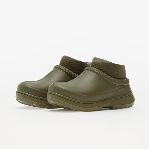 Ugg olive leather and sheepskin sneaker on sale