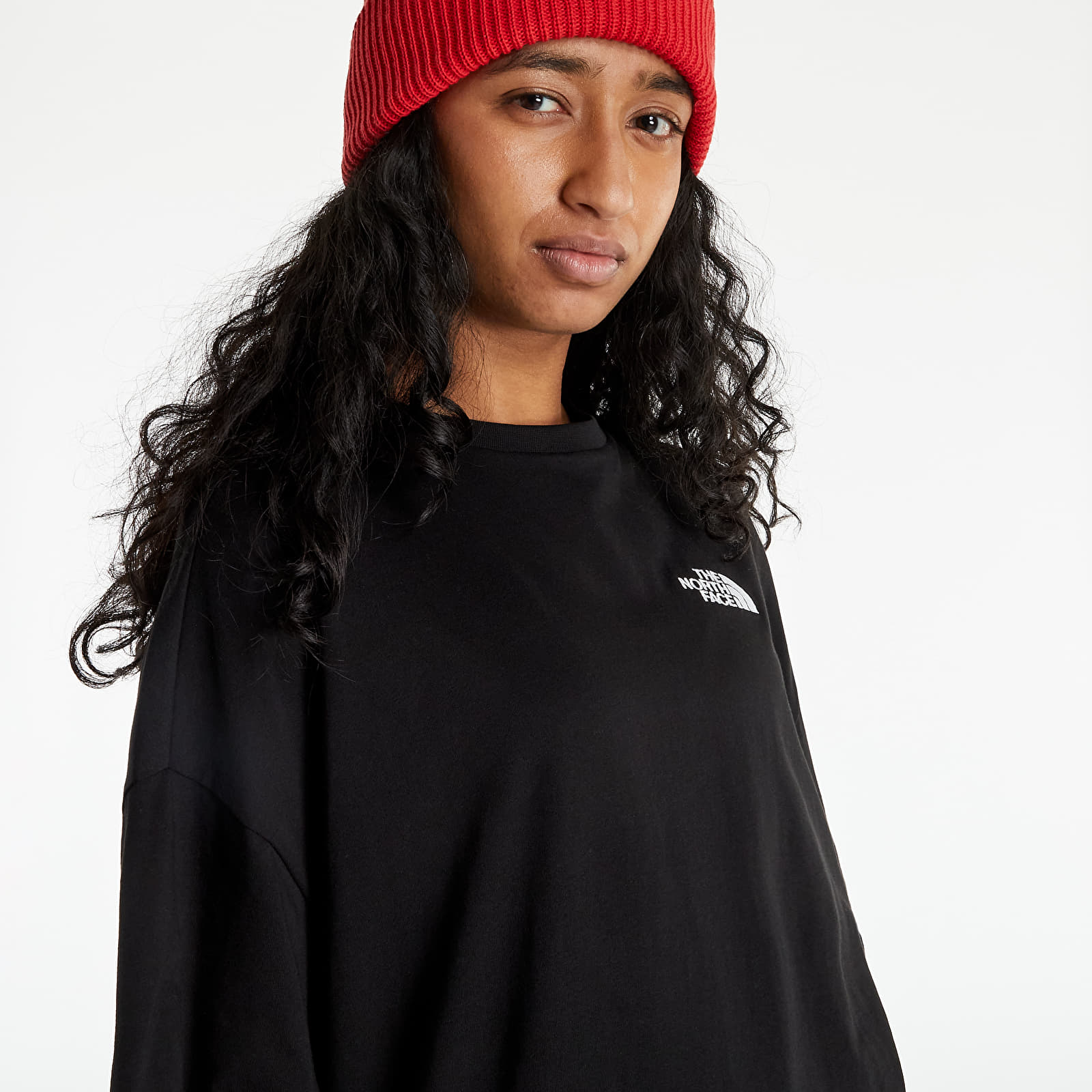 Tricou The North Face W S/S Tee Dress Tnf Black