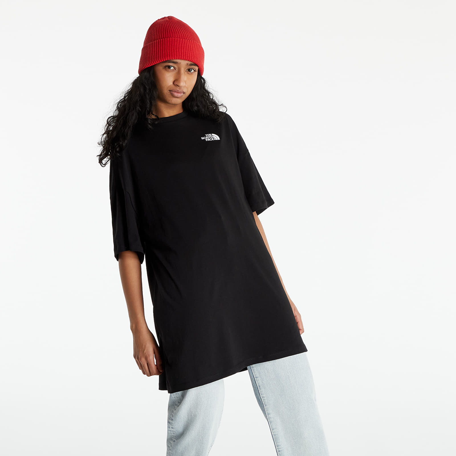 Tricou The North Face W S/S Tee Dress Tnf Black - 1 | YEO