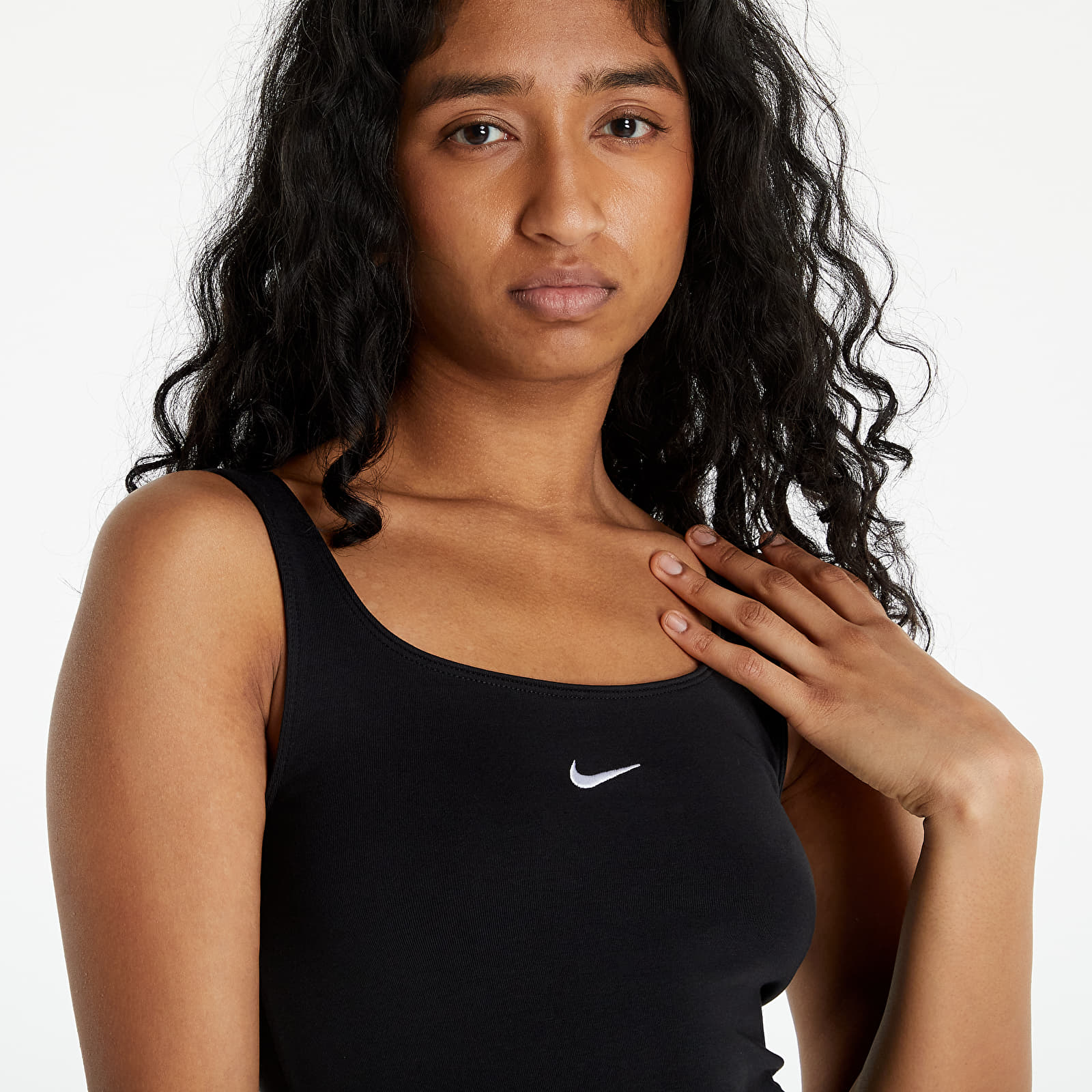 Canotta Nike NSW Essential Women's Cami Tank Black/ White