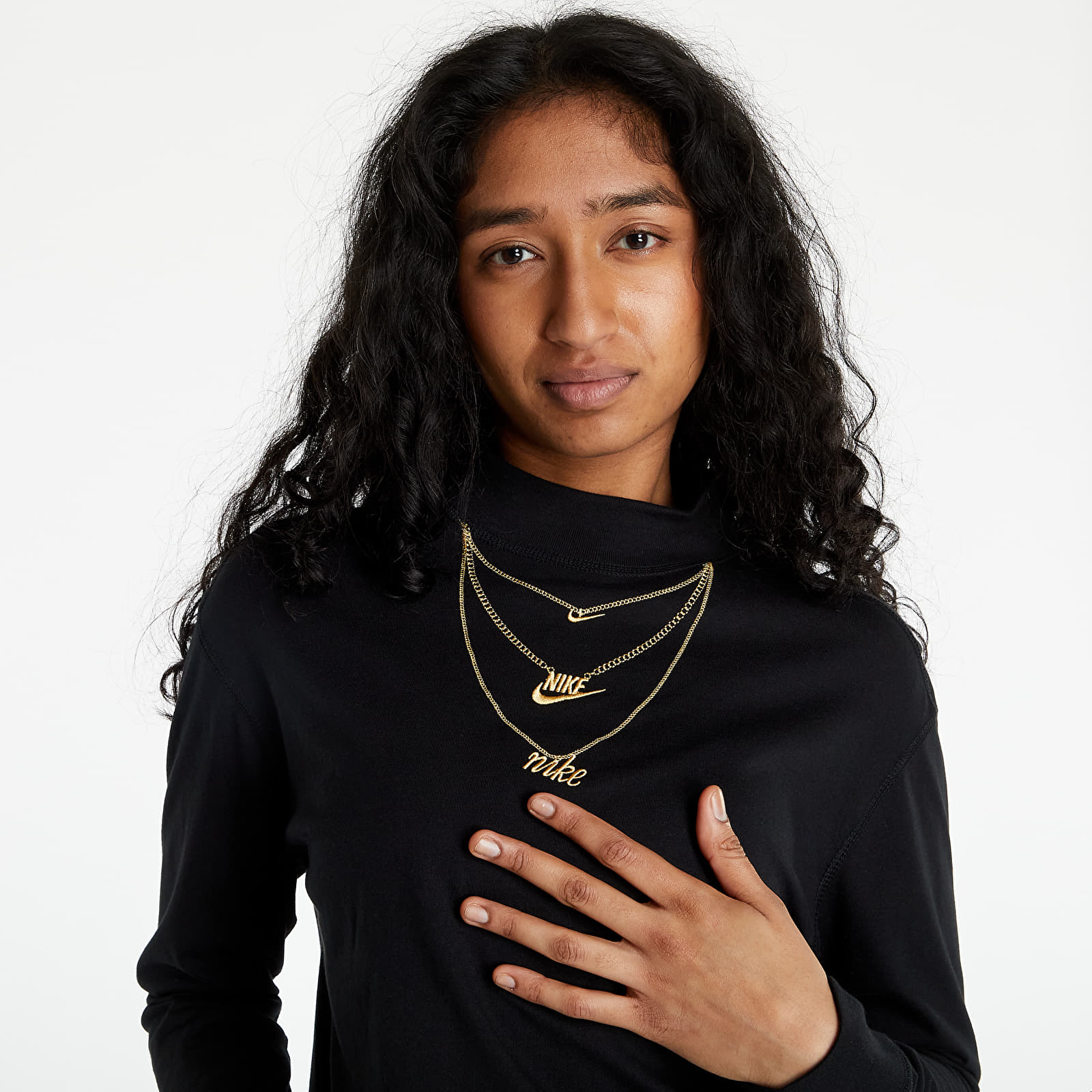 black and gold womens nike shirt