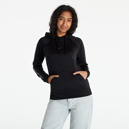 Nike taping pullover hoodie in black sales