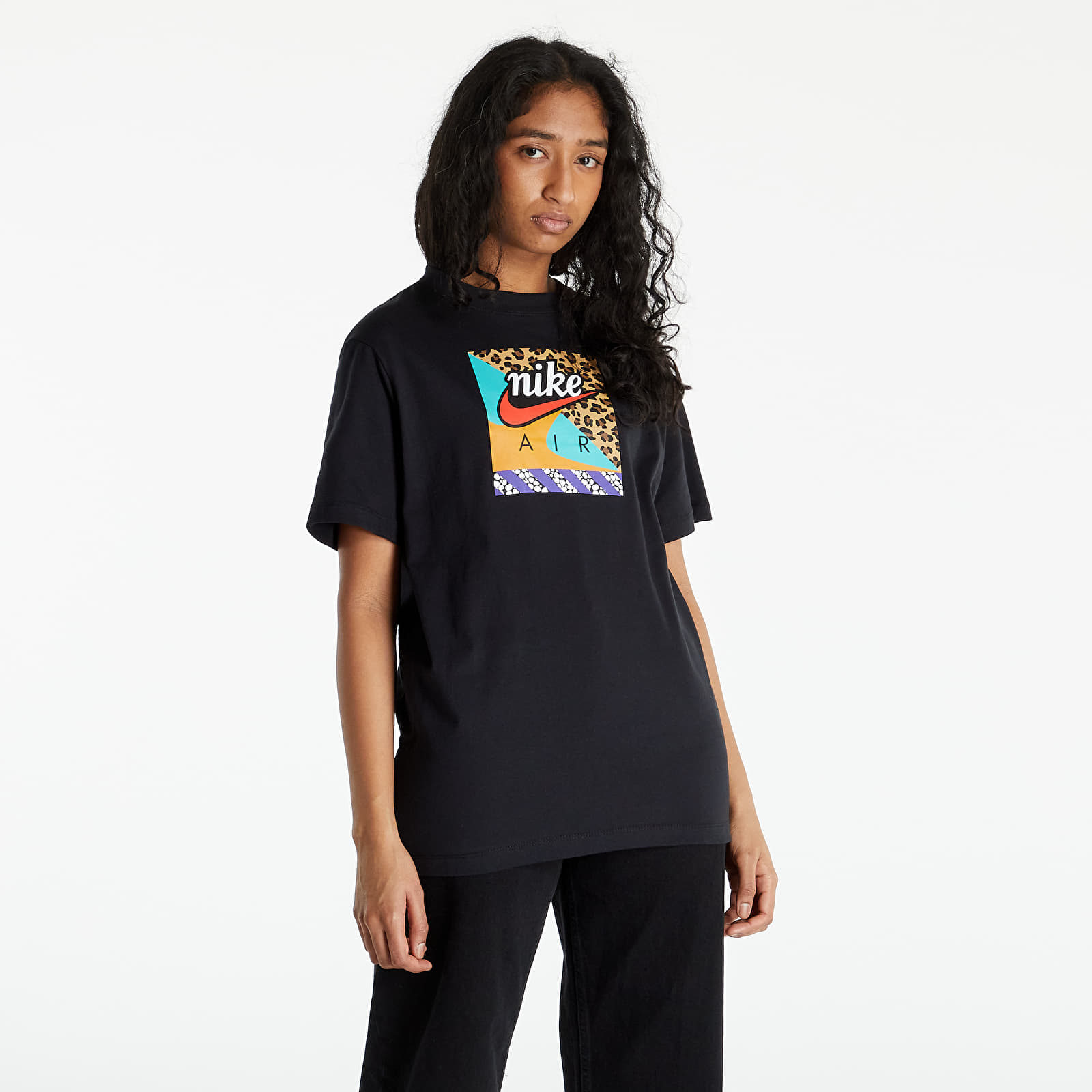 T Shirts Nike NSW Women s T Shirt Air Max Airloom Black Footshop