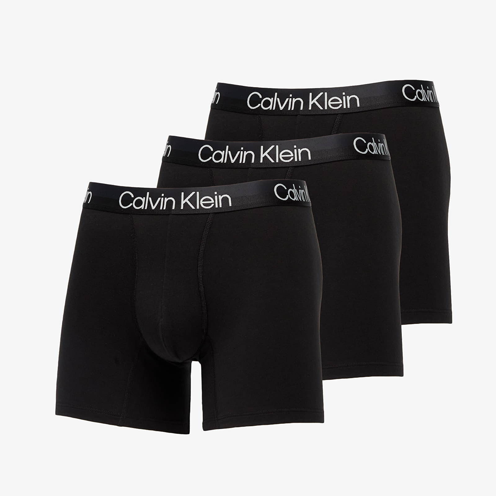 Boxer Calvin Klein Structure Cotton Boxer Brief 3-Pack Black | Footshop