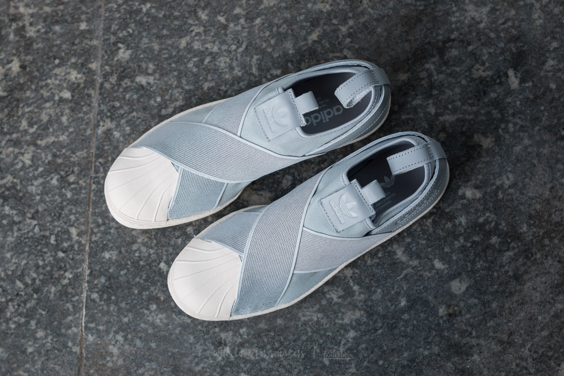 Women s shoes adidas Superstar SlipOn W Clear Onix Clear Onix Off White Footshop