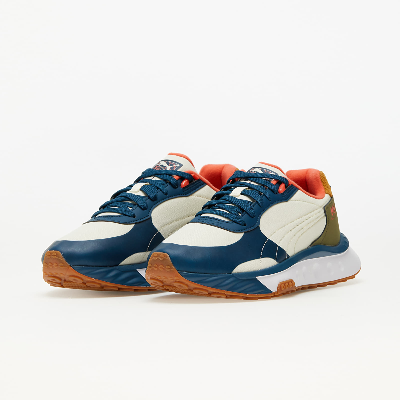 Men's shoes Puma x Helly Hansen Wild Rider Intense Blue-White Asparagus