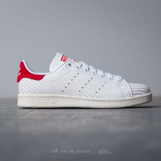 Stan smith white collegiate red sales