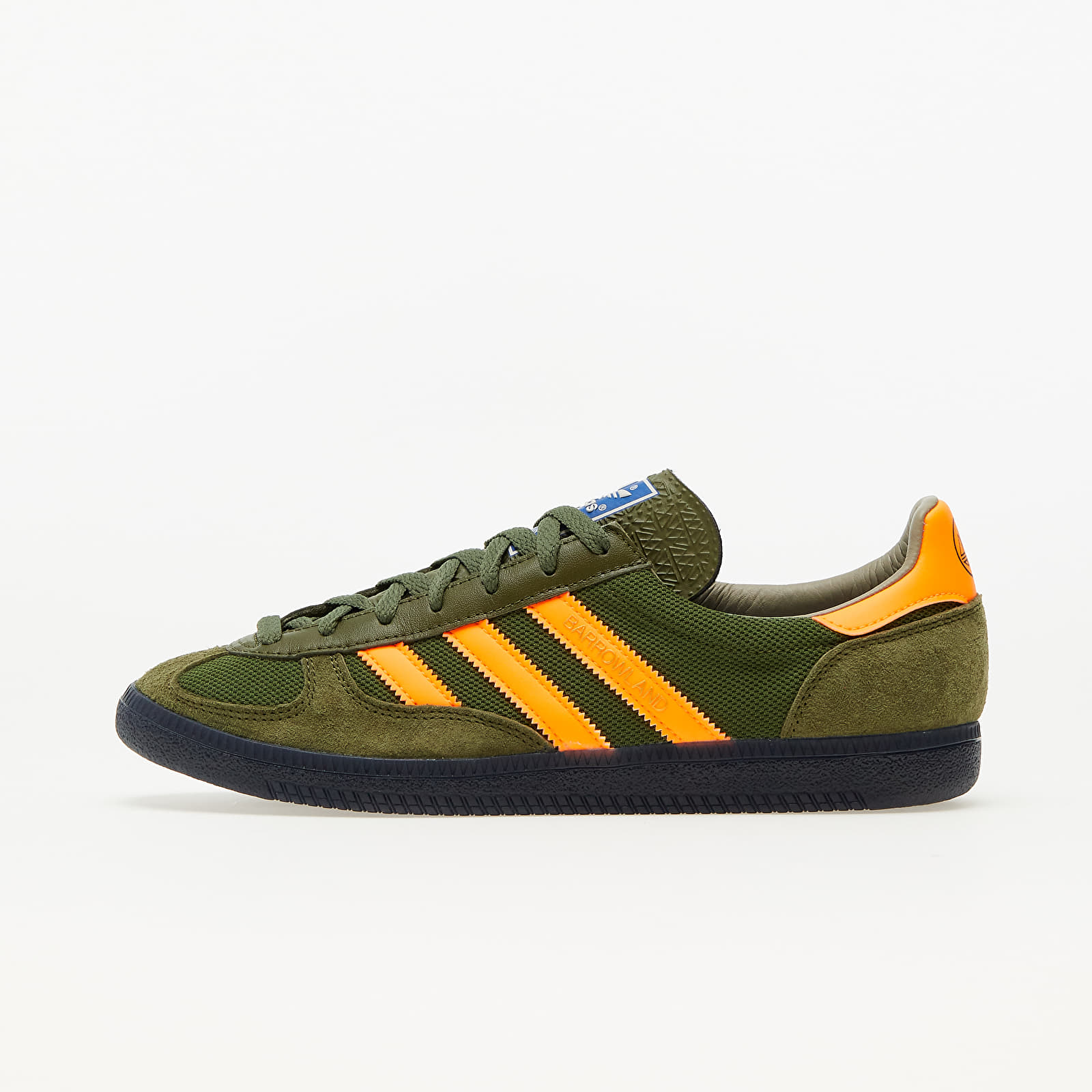 Men s shoes adidas Spezial Barrowland Dust Green Signal Orange Night Navy Footshop