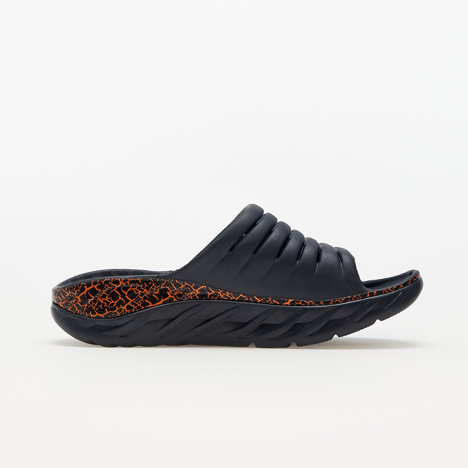 Ανδρικά παπούτσια Hoka One One® Ora Recovery Slide Blue Graphite/ Persimmon Orange