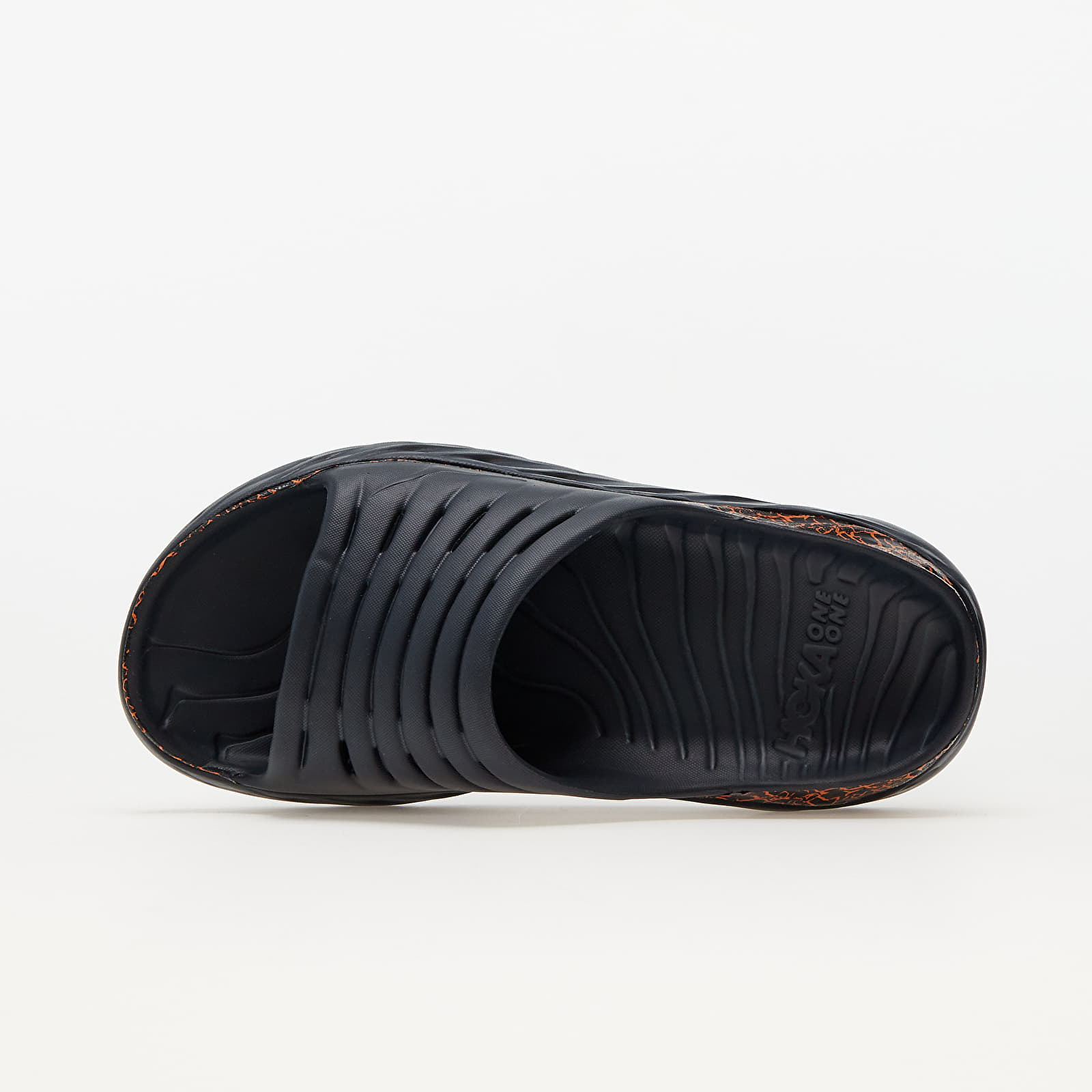 Ανδρικά παπούτσια Hoka One One® Ora Recovery Slide Blue Graphite/ Persimmon Orange