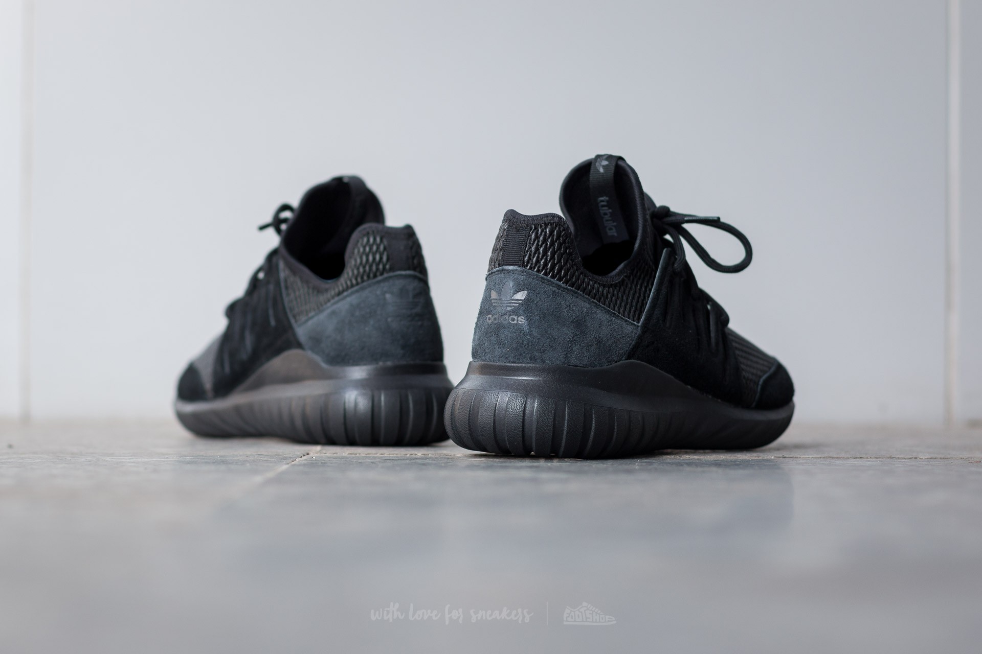 Men s shoes adidas Tubular Radial Core Black Core Black Dark Grey Footshop