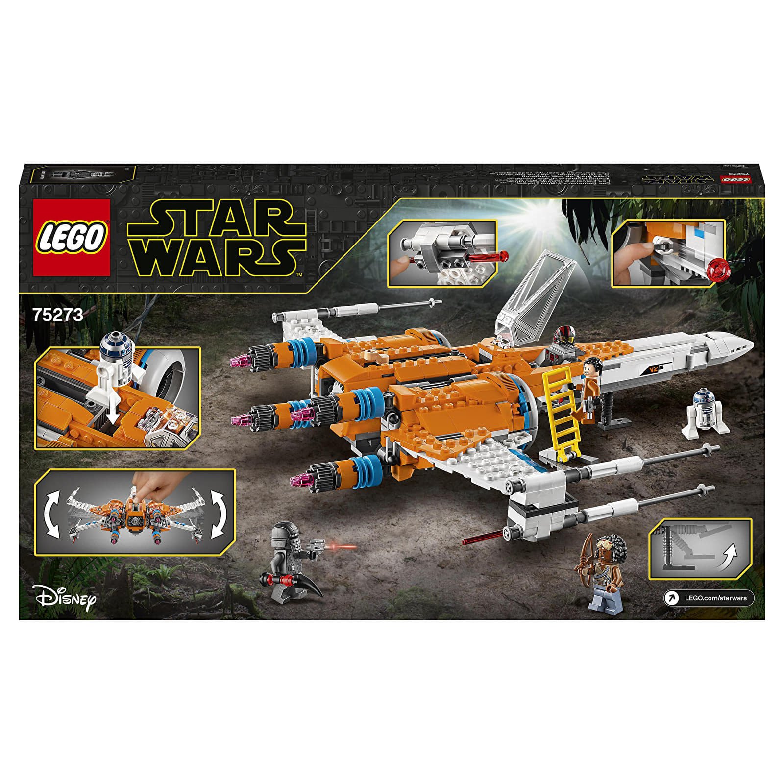 LEGO kits LEGO Star Wars 75273 Poe Dameron s X wing Fighter