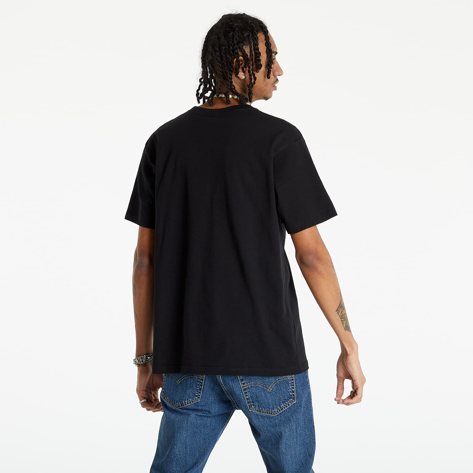 Tričká Patta Basic Script P T-Shirt Black