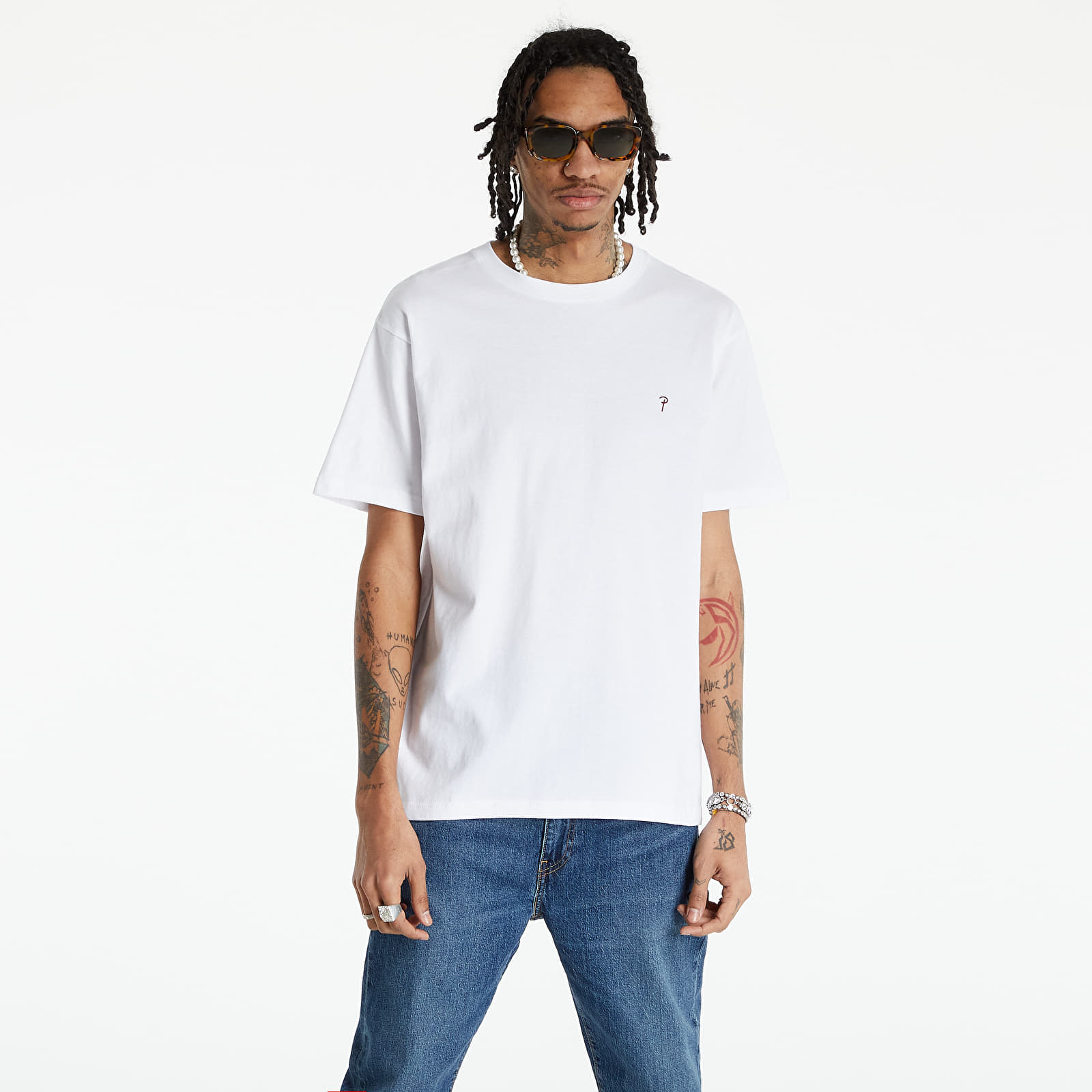 T-shirts Patta Basic Script P T-Shirt White | Footshop