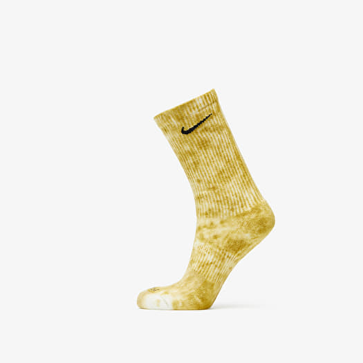 white and gold nike socks