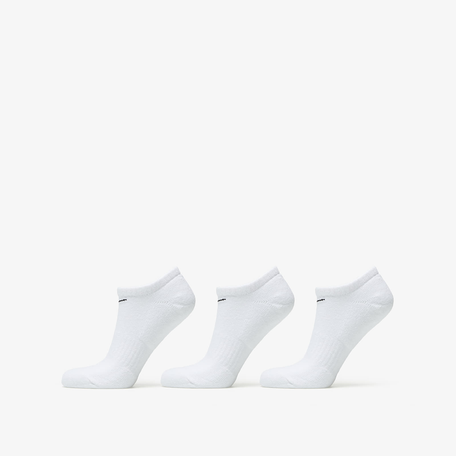 Levně Nike Everyday Cushioned Training No-Show Socks 3-Pack White/ Black