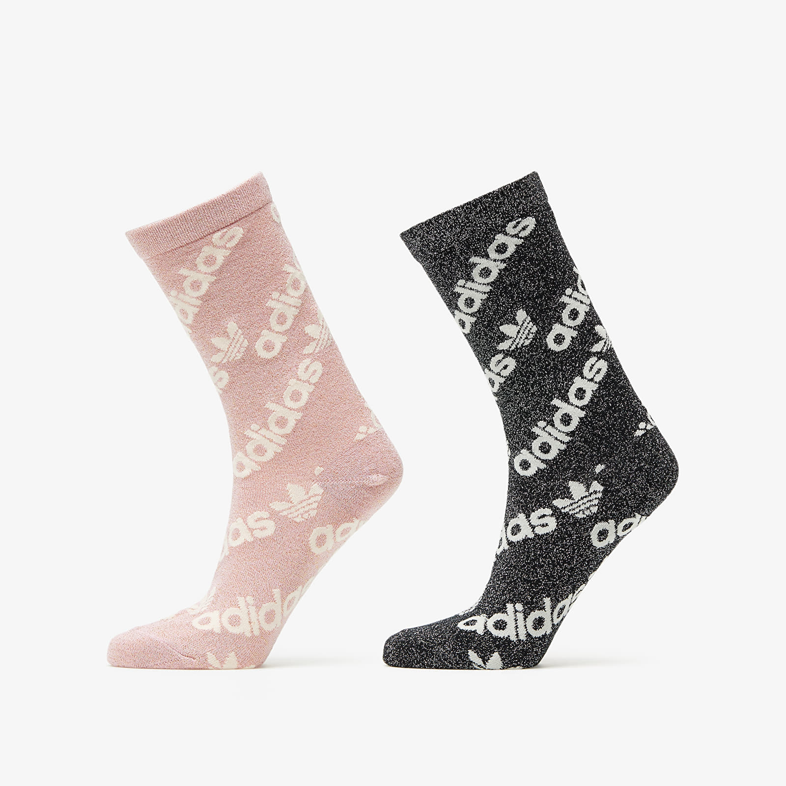 Chaussettes adidas Crew Socks 2-Pack True Pink / Black