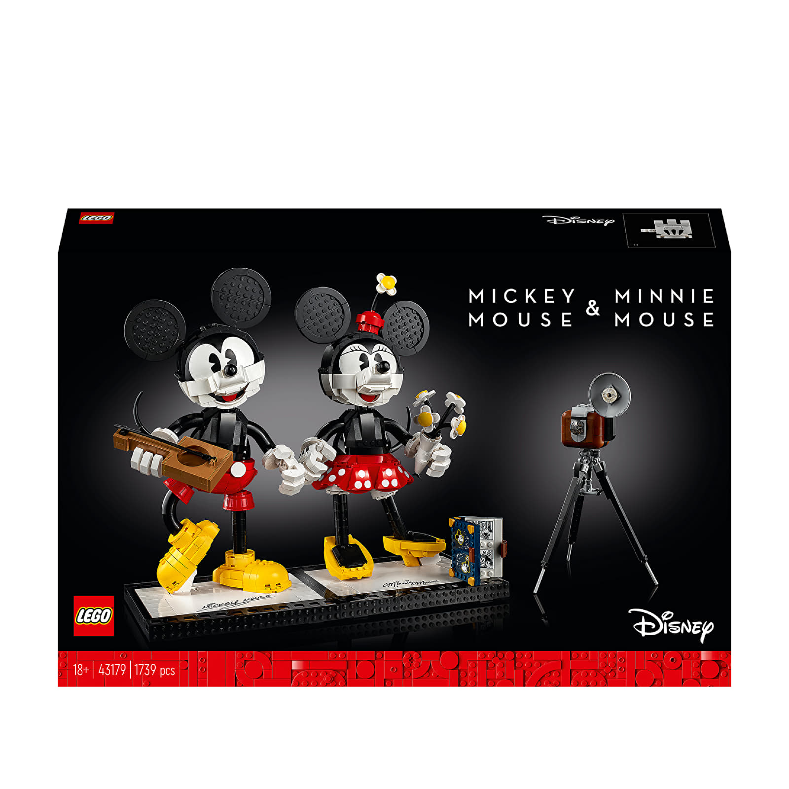 LEGO® kits LEGO® Disney Princess™ 43179 Mickey Mouse & Minnie Mouse Buildable Characters