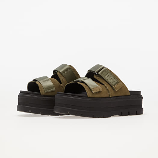 Ugg Clem Platform Sandals Women's Shoes UGG Clem Suede Burnt Olive