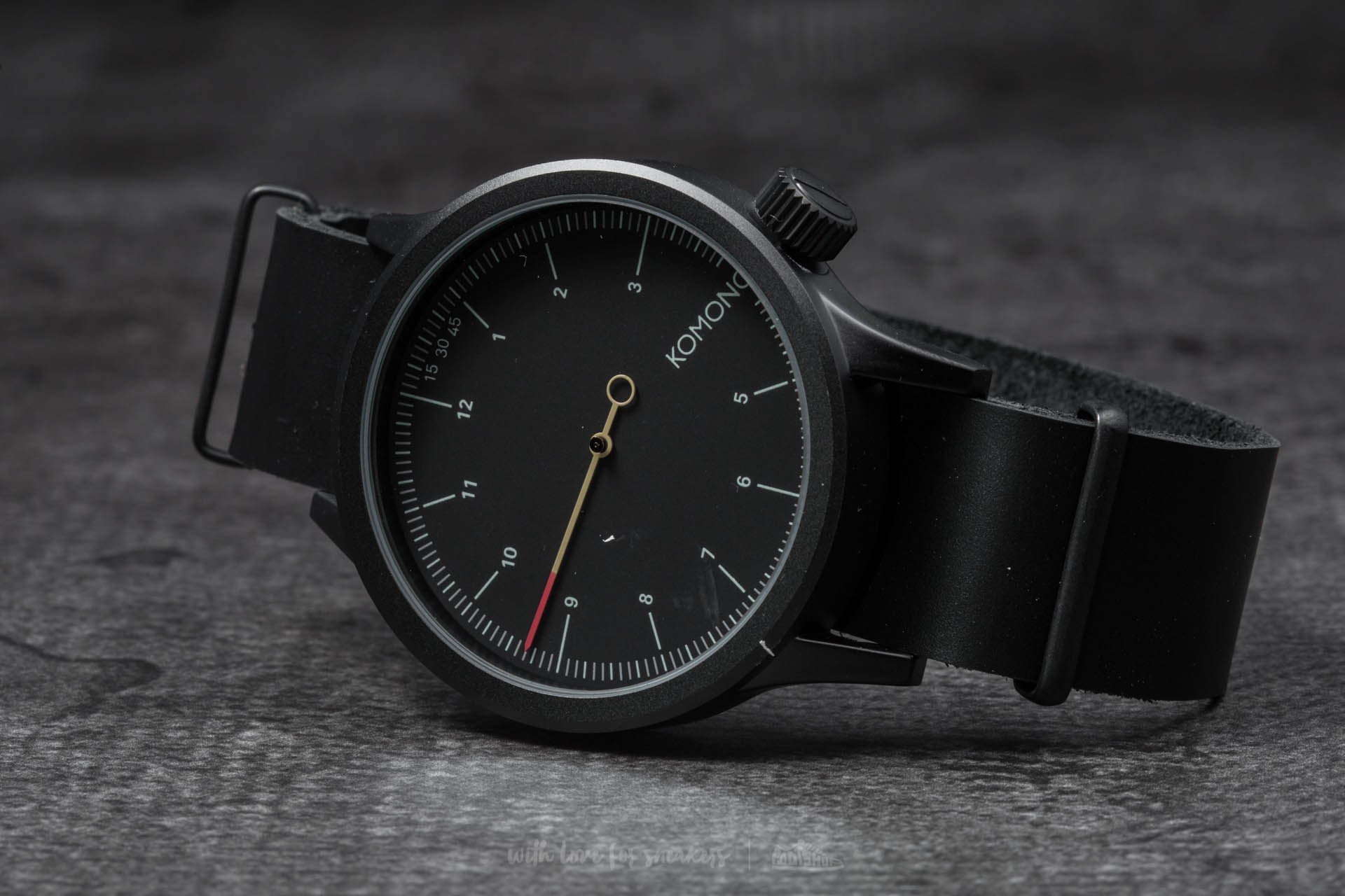 Watches Komono The One Black Black Footshop